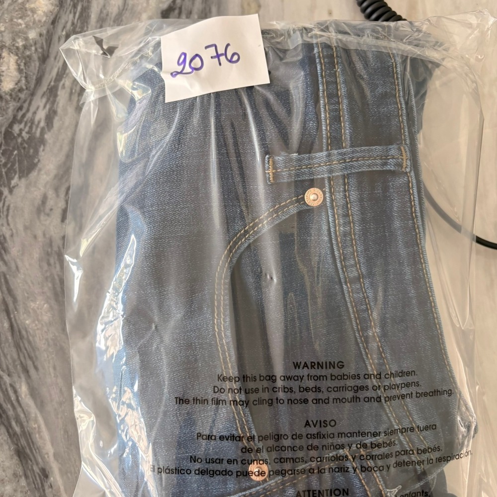 Seven7 Bermuda Denim Shorts Dark Wash Raw Hem Plus Size 22 1141319 - Picture 13 of 13
